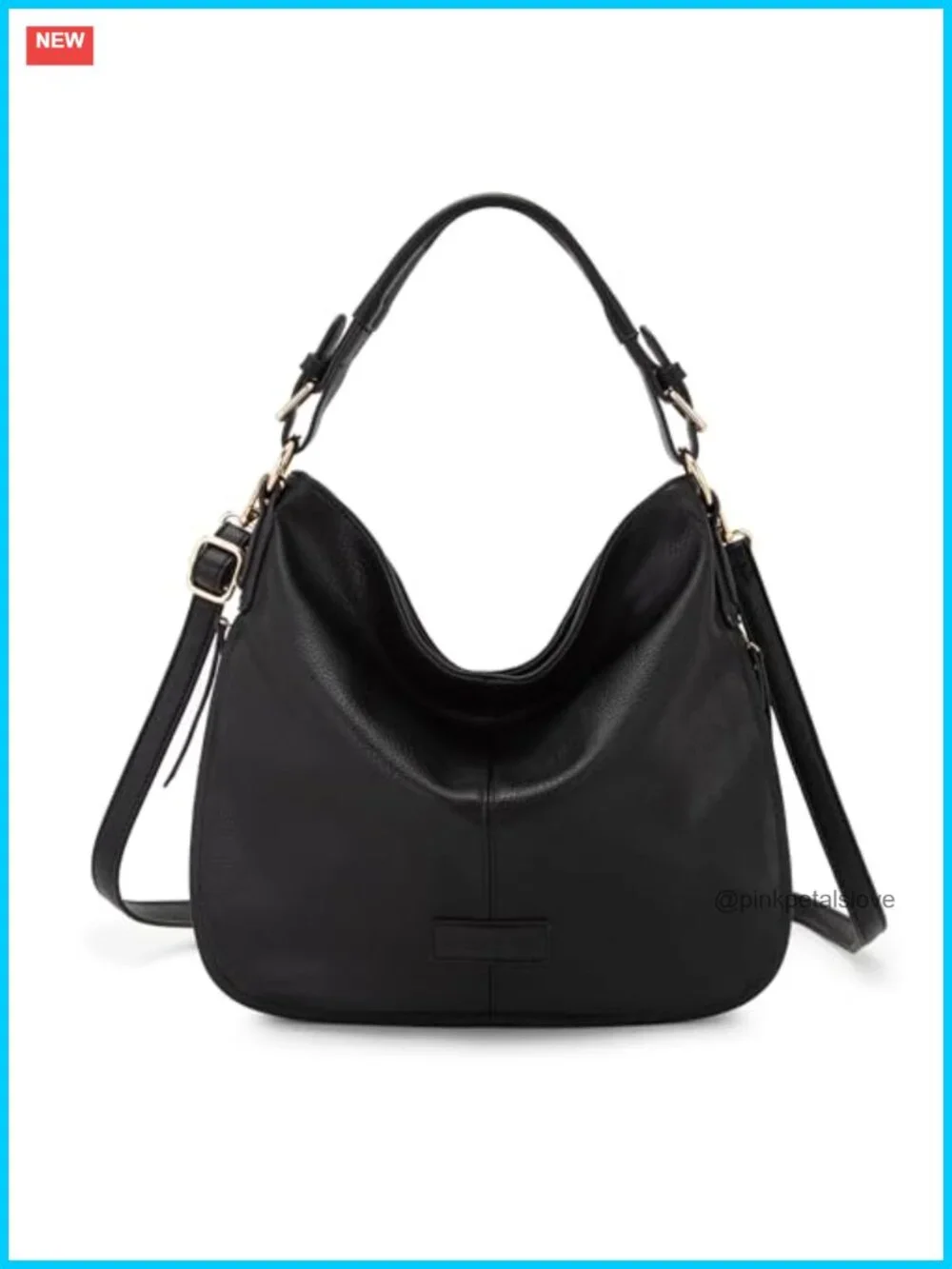 Hobo Bag for Women Shoulder Purse Vegan Leather Large Tote with Pockets